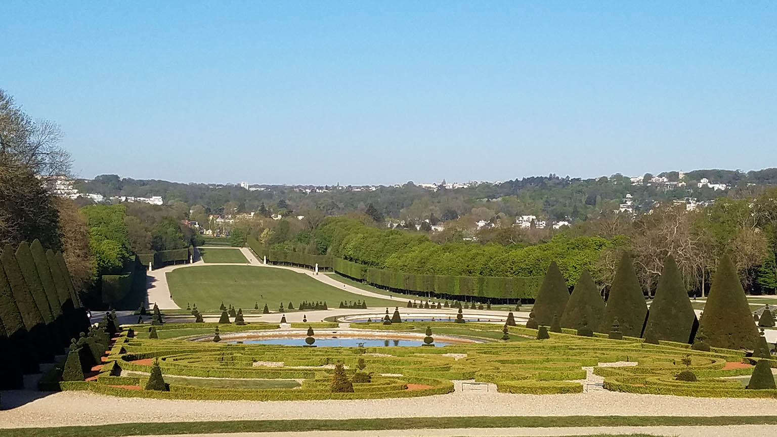 Brodures grande pelouse Parc de Sceaux