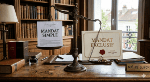 mandat simple clause d'exclusivité résiliation loi Hoguet commission Châtenay-Malabry Sceaux